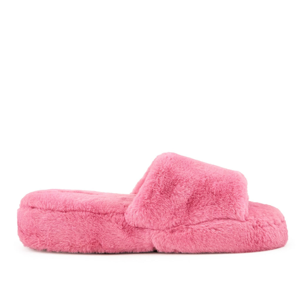 Faux Fur Slipper Pink