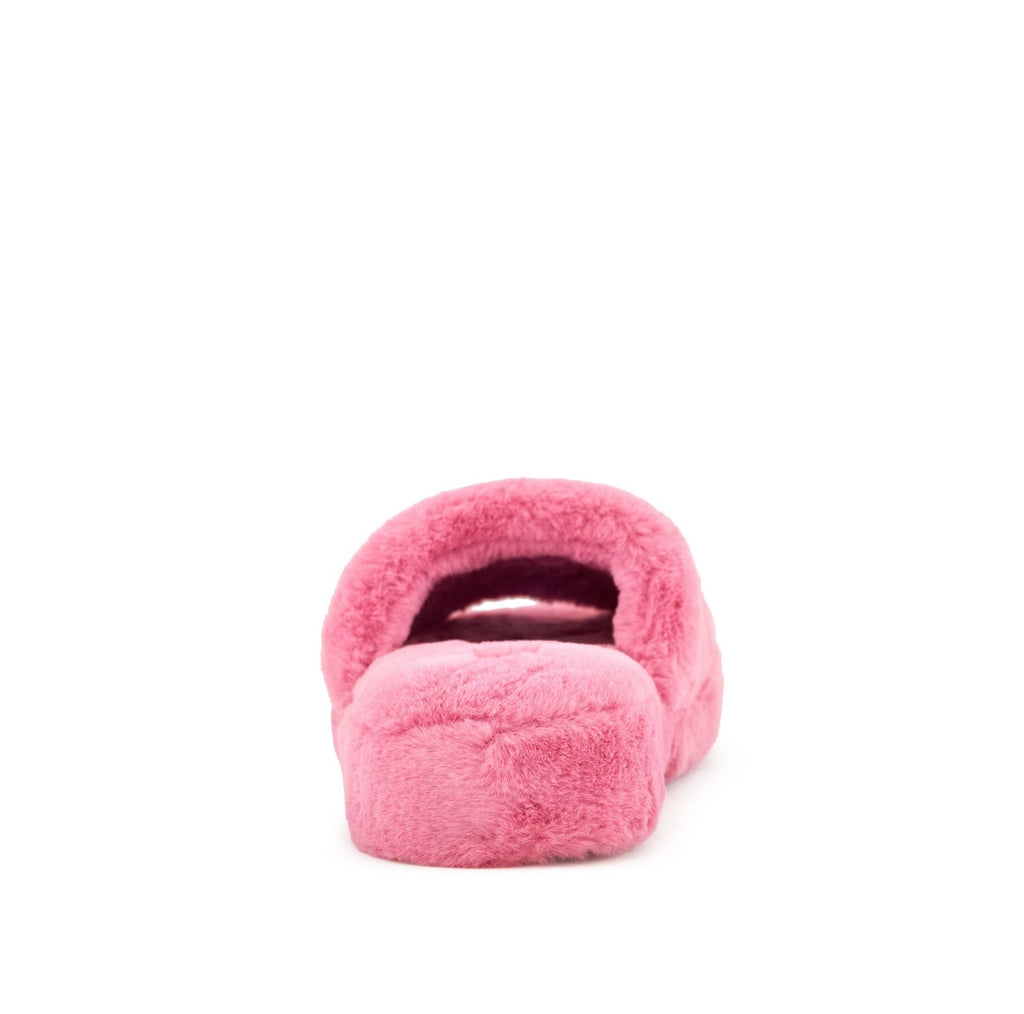 Faux Fur Slipper Pink