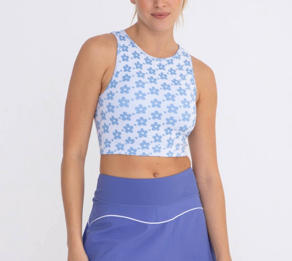 Picking Daises Ribbed Crop Top