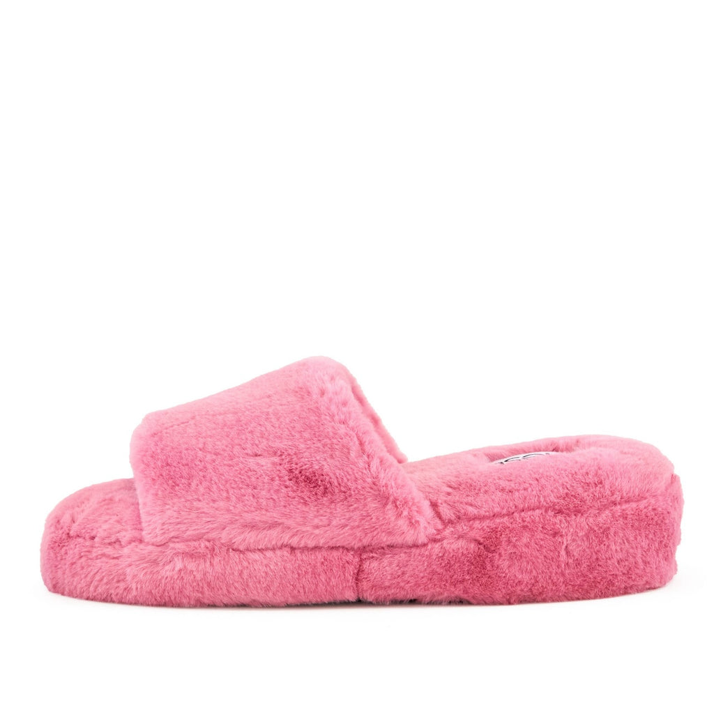 Faux Fur Slipper Pink